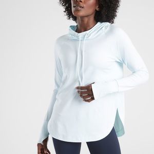 Athleta Uptempo Hoodie Ethereal Blue
